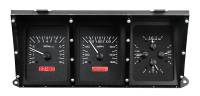 Dakota Digital VHX Gauge System Black Alloy Red