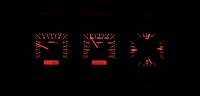 Dakota Digital VHX Gauge System Black Alloy Red | 1973-79 Ford Truck | Dakota Digital | 80082