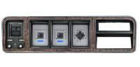 Dakota Digital VHX Gauge System Silver Alloy Blue