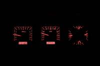 Dakota Digital VHX Gauge System Silver Alloy Red | 1973-79 Ford Truck | Dakota Digital | 80085