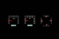 Dakota Digital VHX Gauge System Silver Alloy White | 1973-79 Ford Truck | Dakota Digital | 80086