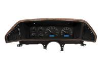 Dakota Digital VHX Gauge System Black Alloy Blue