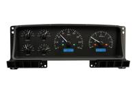 Dakota Digital VHX Gauge System Black Alloy Blue | 1987-91 Ford Truck | Dakota Digital | 80097