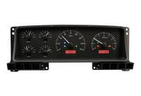 Dakota Digital VHX Gauge System Black Alloy Red | 1987-91 Ford Truck | Dakota Digital | 80098
