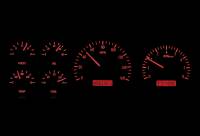 Dakota Digital VHX Gauge System Black Alloy Red | 1987-91 Ford Truck | Dakota Digital | 80098