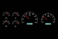 Dakota Digital VHX Gauge System Black Alloy White | 1987-91 Ford Truck | Dakota Digital | 80099