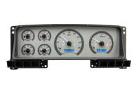 Dakota Digital VHX Gauge System Silver Alloy Blue | 1987-91 Ford Truck | Dakota Digital | 80100