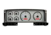 Dakota Digital VHX Gauge System Silver Alloy Red | 1987-91 Ford Truck | Dakota Digital | 80101