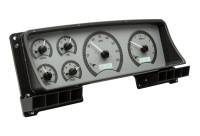 Dakota Digital VHX Gauge System Silver Alloy White | 1987-91 Ford Truck | Dakota Digital | 80102