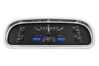 Dakota Digital VHX Gauge System Black Alloy Blue