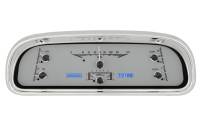 Dakota Digital VHX Gauge System Silver Alloy Blue