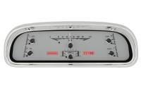 Dakota Digital VHX Gauge System Silver Alloy Red