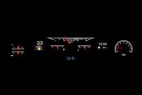 Dakota Digital HDX Gauge System Silver Alloy | 1964-65 Ford Falcon | Dakota Digital | 80119