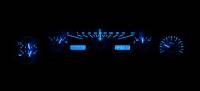 Dakota Digital VHX Gauge System Silver Alloy Blue | 1964-65 Ford Falcon | Dakota Digital | 80115