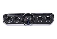 Dakota Digital HDX Gauge System Black Alloy | 1965-66 Ford Mustang | Dakota Digital | 80130