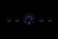 Dakota Digital HDX Gauge System Silver Alloy | 1965-66 Ford Mustang | Dakota Digital | 80131