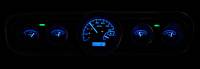 Dakota Digital VHX Gauge System Black Alloy Blue | 1965-66 Ford Mustang | Dakota Digital | 80124