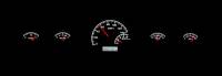 Dakota Digital VHX Gauge System Black Alloy White | 1965-66 Ford Mustang | Dakota Digital | 80126