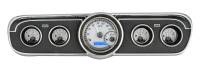 Dakota Digital VHX Gauge System Silver Alloy Blue | 1965-66 Ford Mustang | Dakota Digital | 80126
