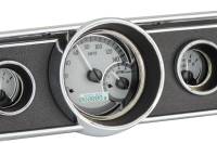 Dakota Digital VHX Gauge System Silver Alloy White | 1965-66 Ford Mustang | Dakota Digital | 80129