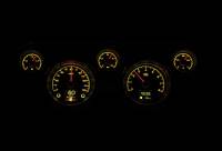 Dakota Digital HDX Gauge System Black Alloy | 1967-68 Ford Mustang | Dakota Digital | 80142