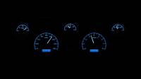 Dakota Digital VHX Gauge System Black Alloy Blue | 1967-68 Ford Mustang | Dakota Digital | 80136