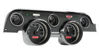 Dakota Digital VHX Gauge System Black Alloy Red