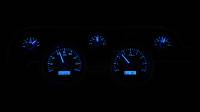 Dakota Digital VHX Gauge System Silver Alloy Blue | 1967-68 Ford Mustang | Dakota Digital | 80139