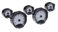 Dakota Digital VHX Gauge System Silver Alloy White | 1967-68 Ford Mustang | Dakota Digital | 80141
