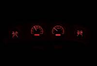 Dakota Digital VHX Gauge System Black Alloy Red | 1969-70 Ford Mustang | Dakota Digital | 80147