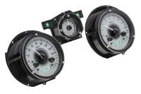 Dakota Digital VHX Gauge System Silver Alloy White