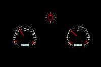 Dakota Digital VHX Gauge System Silver Alloy White | 1971-73 Ford Mustang | Dakota Digital | 80163