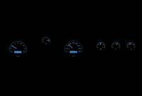 Dakota Digital VHX Gauge System Black Alloy Blue | 1971-73 Ford Mustang | Dakota Digital | 80164
