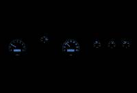 Dakota Digital VHX Gauge System Silver Alloy Blue | 1971-73 Ford Mustang | Dakota Digital | 80167