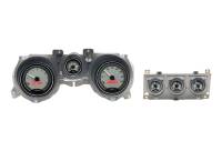 Dakota Digital VHX Gauge System Silver Alloy Red