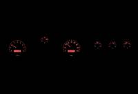 Dakota Digital VHX Gauge System Silver Alloy Red | 1971-73 Ford Mustang | Dakota Digital | 80168