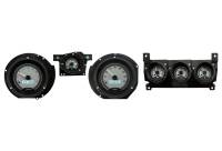 Dakota Digital VHX Gauge System Silver Alloy White