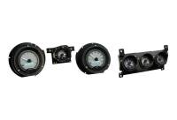 Dakota Digital VHX Gauge System Silver Alloy White | 1971-73 Ford Mustang | Dakota Digital | 80169