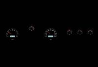 Dakota Digital VHX Gauge System Silver Alloy White | 1971-73 Ford Mustang | Dakota Digital | 80169