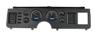 Dakota Digital VHX Gauge System Black Alloy Blue