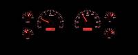 Dakota Digital VHX Gauge System Black Alloy Red | 1979-86 Ford Mustang | Dakota Digital | 80171