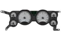 Dakota Digital VHX Gauge System Silver Alloy White | 1979-86 Ford Mustang | Dakota Digital | 80175