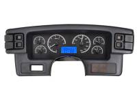 Dakota Digital VHX Gauge System Black Alloy Blue
