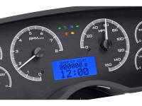 Dakota Digital VHX Gauge System Black Alloy Blue | 1987-89 Ford Mustang | Dakota Digital | 80177