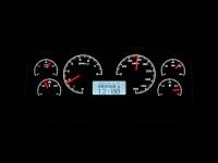 Dakota Digital VHX Gauge System Black Alloy White | 1987-89 Ford Mustang | Dakota Digital | 80179