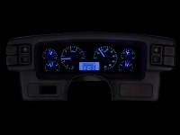 Dakota Digital VHX Gauge System Silver Alloy Blue | 1987-89 Ford Mustang | Dakota Digital | 80180