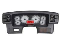 Dakota Digital VHX Gauge System Silver Alloy Red