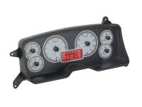 Dakota Digital VHX Gauge System Silver Alloy Red | 1987-89 Ford Mustang | Dakota Digital | 80181