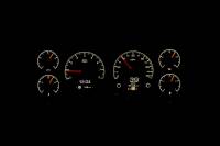 Dakota Digital HDX Gauge System Black Alloy | 1987-89 Ford Mustang | Dakota Digital | 80183