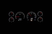 Dakota Digital HDX Gauge System Black Alloy | 1987-89 Ford Mustang | Dakota Digital | 80183